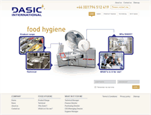 Tablet Screenshot of dasicfoodhygiene.co.uk